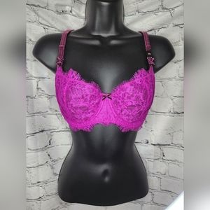 Victoria Secret Dream‎ Angels Lace Push Up Bra Size 34D